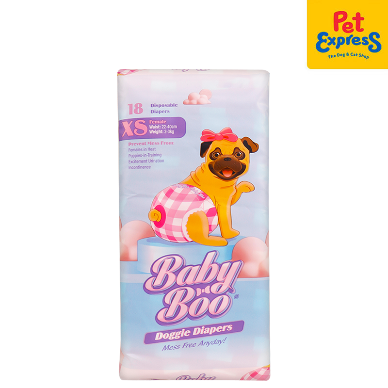 Baby Boo Female Diaper 18s Extra Small – Pet Express