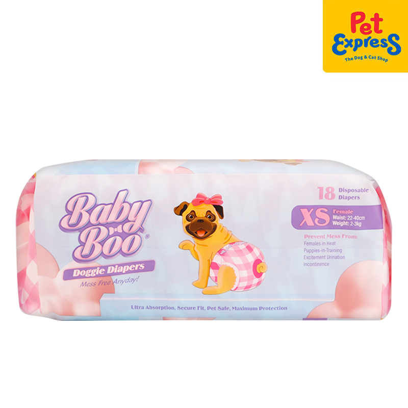 Baby Boo Female Diaper 18s Extra Small – Pet Express