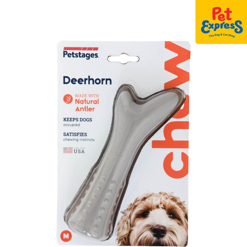 Petstages Deerhorn Antler Dog Chew Toy Medium