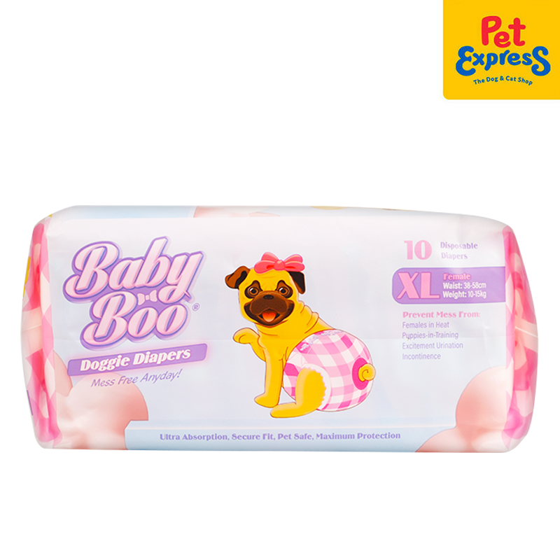 Baby Boo Female Diaper 10s Extra Large – Pet Express