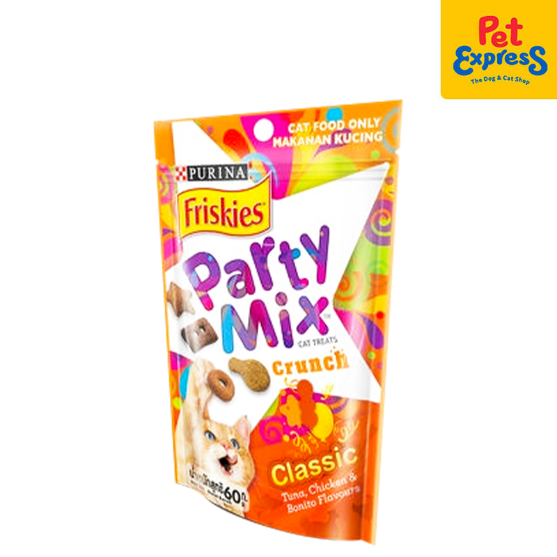 Purina Friskies Classic Party Mix Crunch Cat Treats 60g
