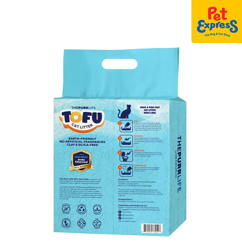 The Fur Life (The Purr Life) Tofu Charcoal Cat Litter 6L