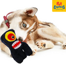 Approved Plush Navy Blue Monster Dog Toy