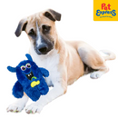 Approved Plush Blue Monster Dog Toy