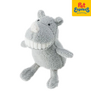 Approved Plush Gray Happy Rhino Dog Toy