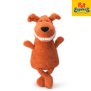 Approved Plush Brown Happy Doggie Dog Toy