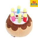Approved Plush Happy Birthday Cake Dog Toy