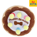 Approved Plush Happy Birthday Cake Dog Toy