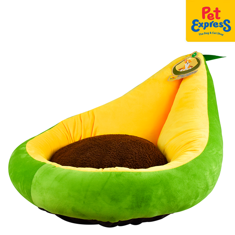 Pet Express Fruit Cushion 60x54x44cm Pet Bed Avocado