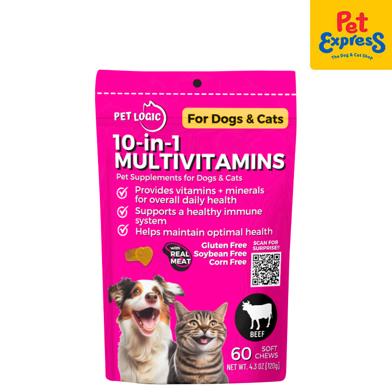 Pet Logic 10-in-1 Multivitamins Beef Pet Supplement 120g