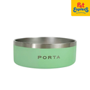 Porta Double Wall Stainless Steel Bowl 16oz Seafoam Green