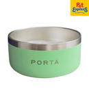 Porta Double Wall Stainless Steel Bowl 16oz Seafoam Green