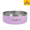 Porta Double Wall Stainless Steel Bowl 16oz Lavender