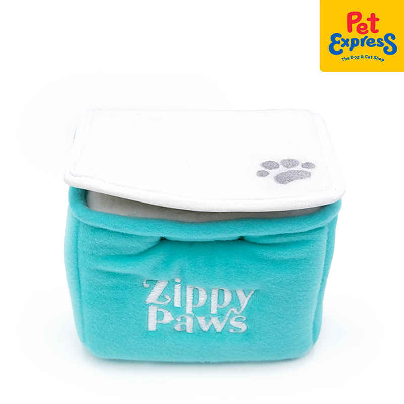 Zippy Paws Burrow Ice Chest Plush Dog Toy