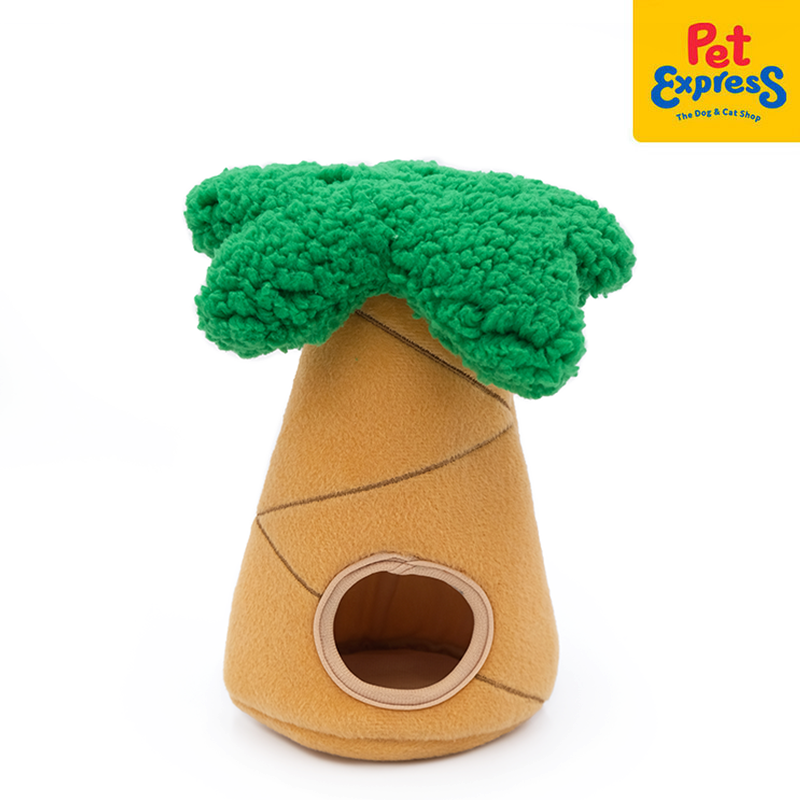 Zippy Paws Burrow Dolphins in Palm Tree Plush Dog Toy
