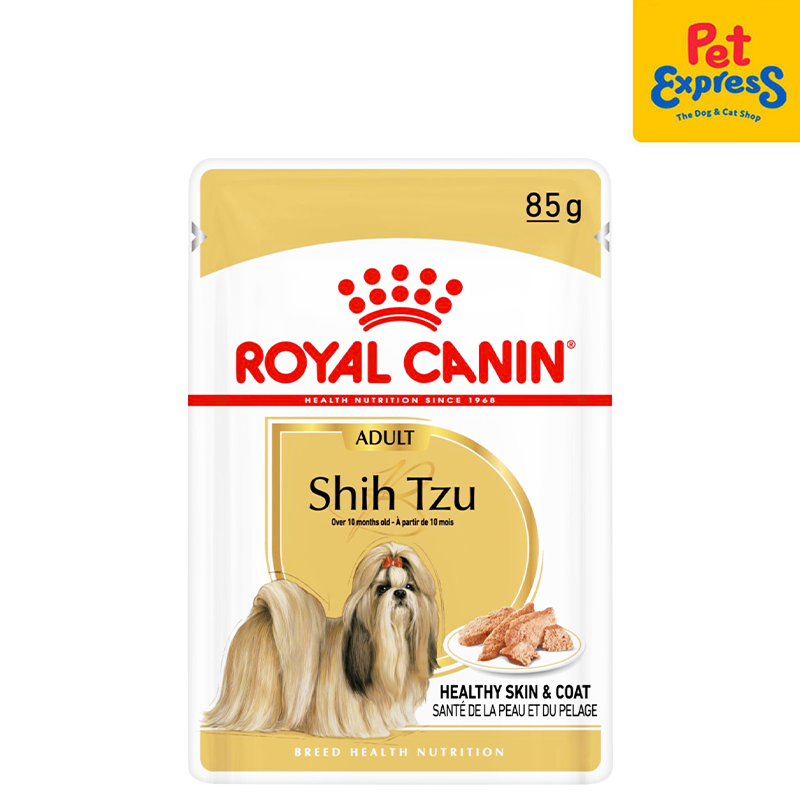 Royal Canin Breed Health Nutrition Adult Shih Tzu Wet Dog Food 85g (12 pouches)