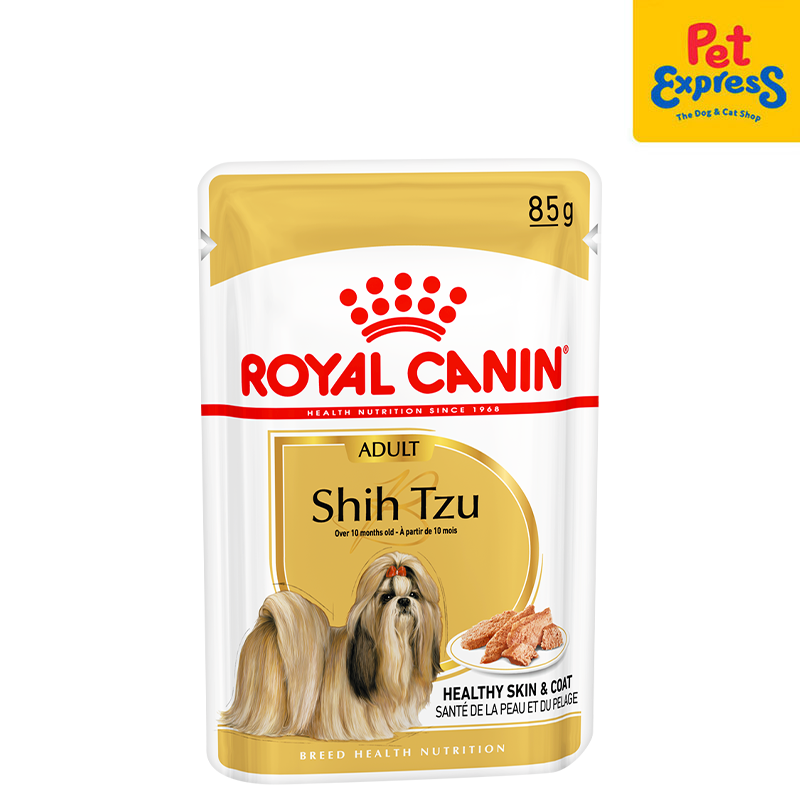 Royal Canin Breed Health Nutrition Adult Shih Tzu Wet Dog Food 85g (12 pouches)
