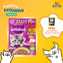 Whiskas Kitten Tasty Mix Seafood Cocktail and Carrots Wet Cat Food 70g (Single)