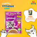 Whiskas Kitten Tasty Mix Chicken Tuna and Sweet Potato Wet Cat Food 70g (14 pouches)