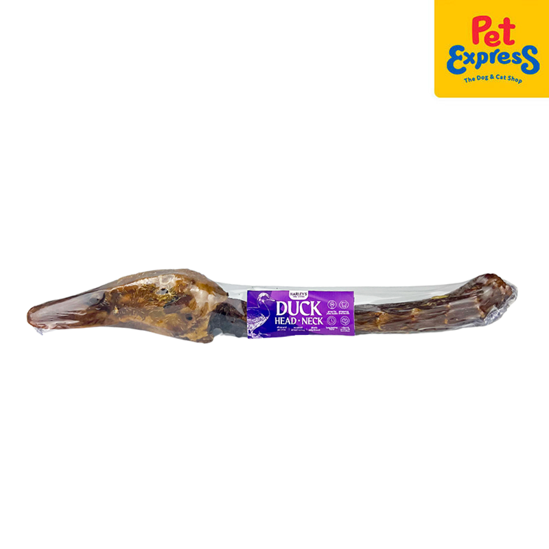 Harley's Dehydrated Duck Head Neck Dog Treats
