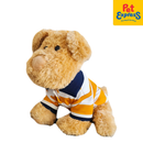Pawsh Couture Toby Polo Stripes Dog Apparel Large Mustard