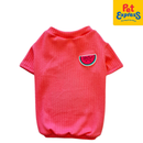 Pawsh Couture Ollie Plain Watermelon Dog Apparel Double Extra Large Rose Pink