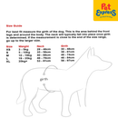 EzyDog Chest Plate Dog Harness Small Black Denim