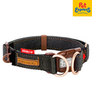 EzyDog Double Up Dog Collar Small Black Denim