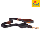 EzyDog Zero Shock Dog Leash 48 inches Black Denim