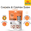 Jerky Time Chicken and Codfish Sushi Dog Treats 80g