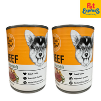 Jerky Time Beef and Vegetable Wet Dog Food 375g (2 cans)