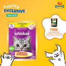 Whiskas Adult Chicken Wet Cat Food 80g (14 pouches)