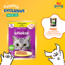 Whiskas Adult Chicken Wet Cat Food 80g (14 pouches)