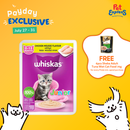 Whiskas Junior Chicken Wet Cat Food 80g (14 pouches)
