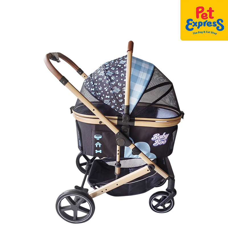 [FOR PRE-ORDER] Baby Boo 2-in1 Fashionable Pet Stroller 83x62.5x101cm Blue