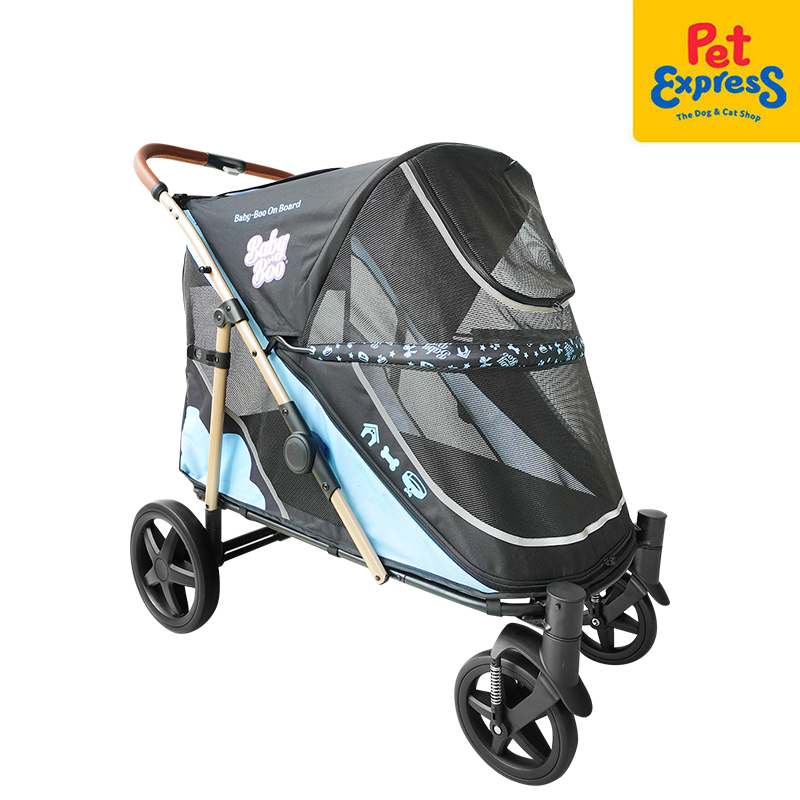 [FOR PRE-ORDER] Baby Boo Large and Multipet Stylish Pet Stroller 112x65x100cm Blue