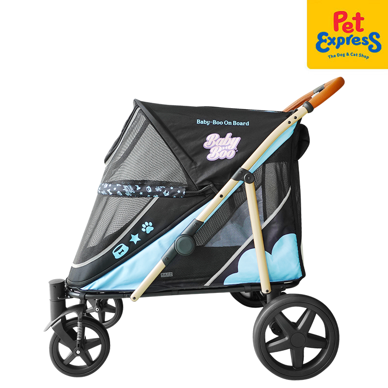 [FOR PRE-ORDER] Baby Boo Large and Multipet Stylish Pet Stroller 112x65x100cm Blue