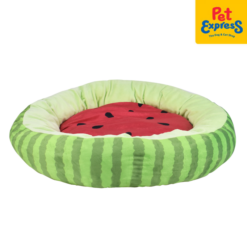 Pet Express Round Fruit Watermelon Pet Bed 68x10x68cm