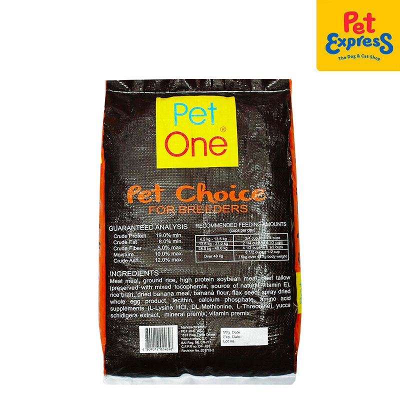 Pet One Pet Choice for Breeders Beef Dry Dog Food 5kg