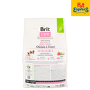 Brit Care Sustainable Adult Small Breed Chicken and Insect Dry Dog Food 3kg