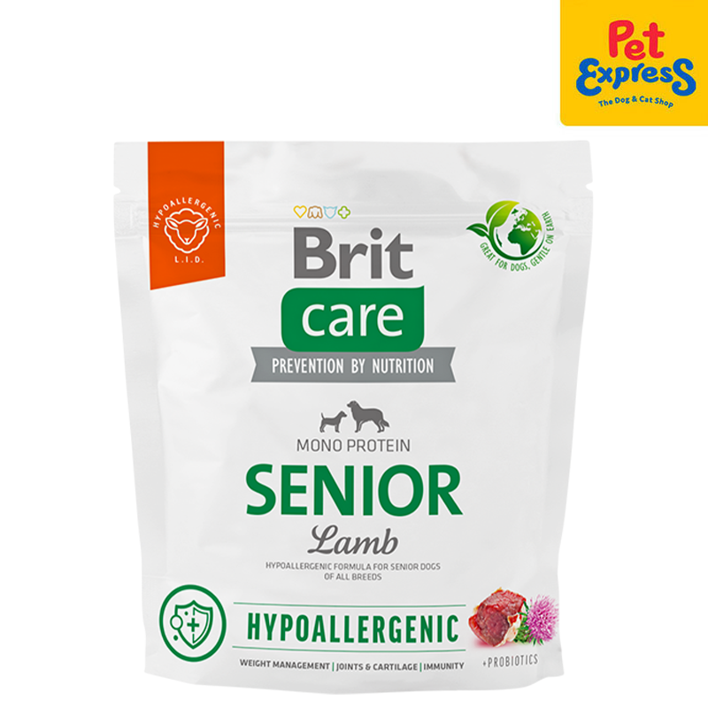 Brit Care Hypoallergenic Senior Lamb Dry Dog Food 1kg Pet Express brit-care-hypoallergenic-senior-lamb-dry-dog-food-1kg-pet-express
