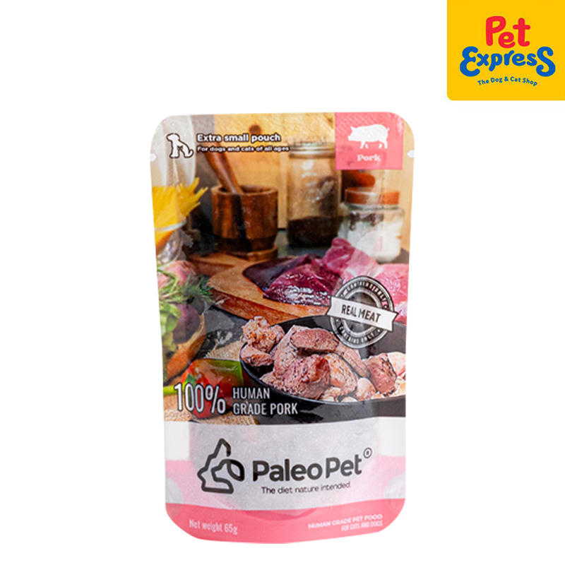 Paleo Pet Pork Wet Dog Food 65g (6 pouches) | Pet Express