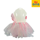 Pet Pals Unicorn Star Tutu Set Dog Costume Small White Pink