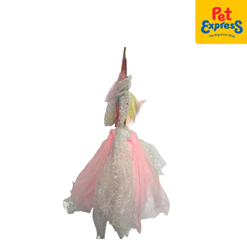 Pet Pals Mermaid Tail Tutu Set Dog Costume Small White Pink