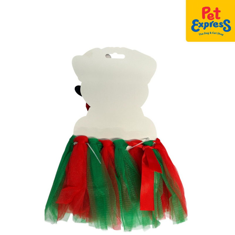 Pet Pals Christmas Santa Tutu Set Dog Costume Medium Red