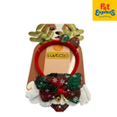 Pet Pals Christmas Reindeer Collar Set Dog Costume Medium Gold