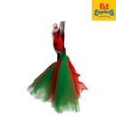 Pet Pals Christmas Santa Tutu Set Dog Costume Medium Red