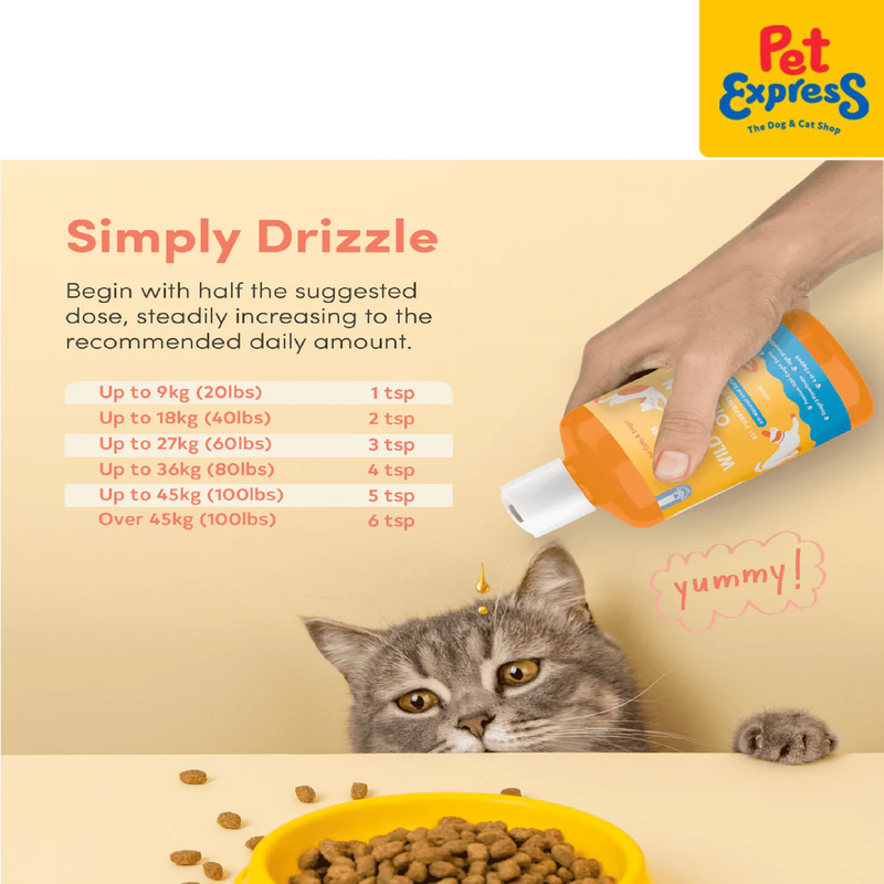 Floof Pets Salmon Oil Pet Supplement 200ml