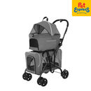 Pet Pals Double Pet Stroller Grey