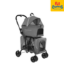 Pet Pals Double Pet Stroller Grey